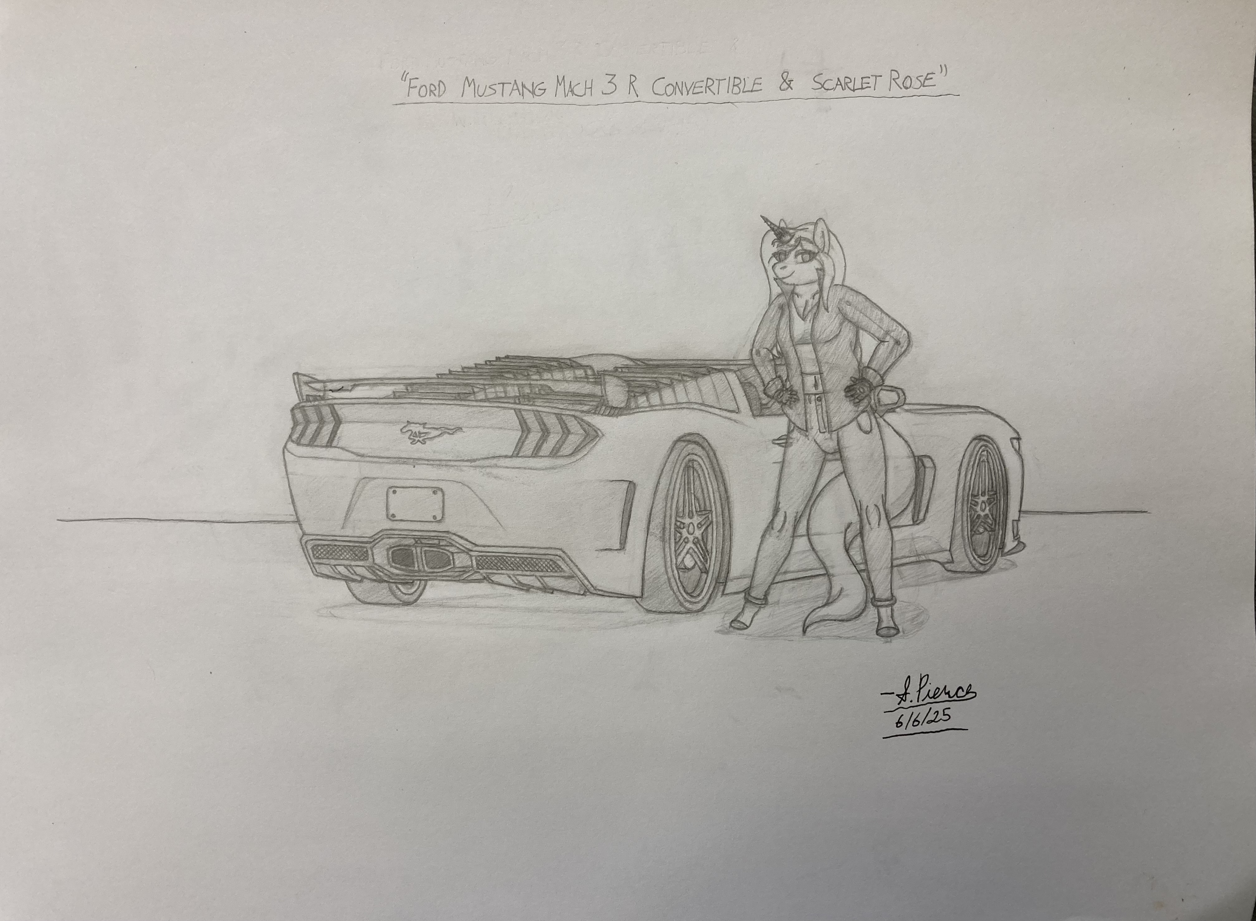 Ford Mustang Mach 3 R Roadster & Scarlet Rose
